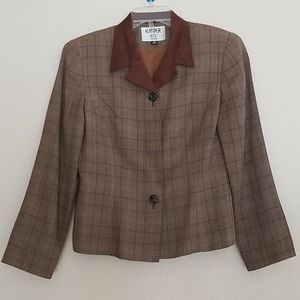 Kasper Vintage 2 Piece Suit Brown